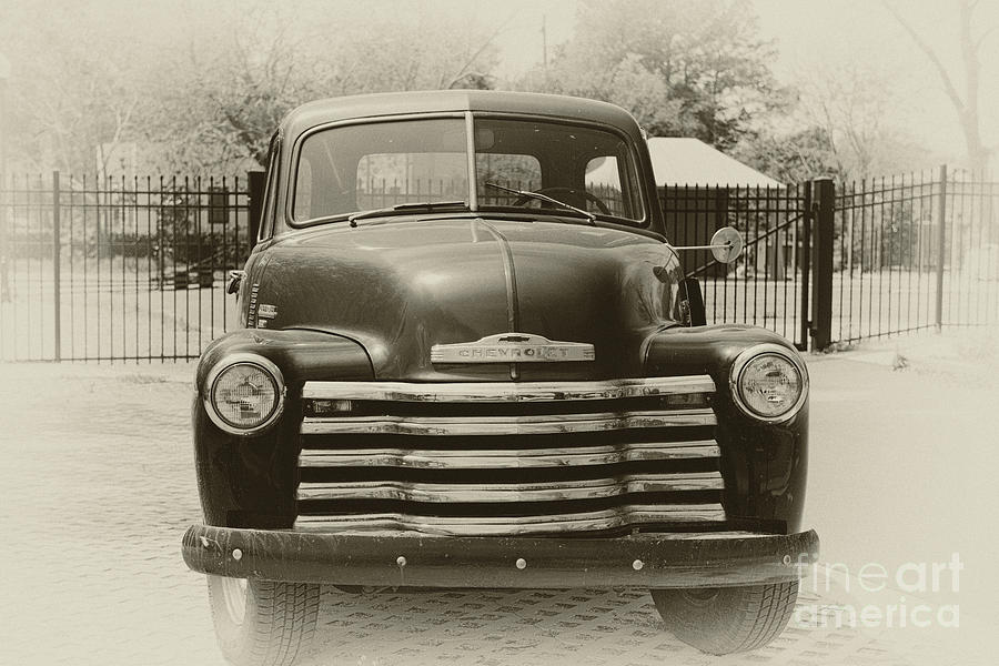 Vintage Chevrolet Pickup Truck Photograph