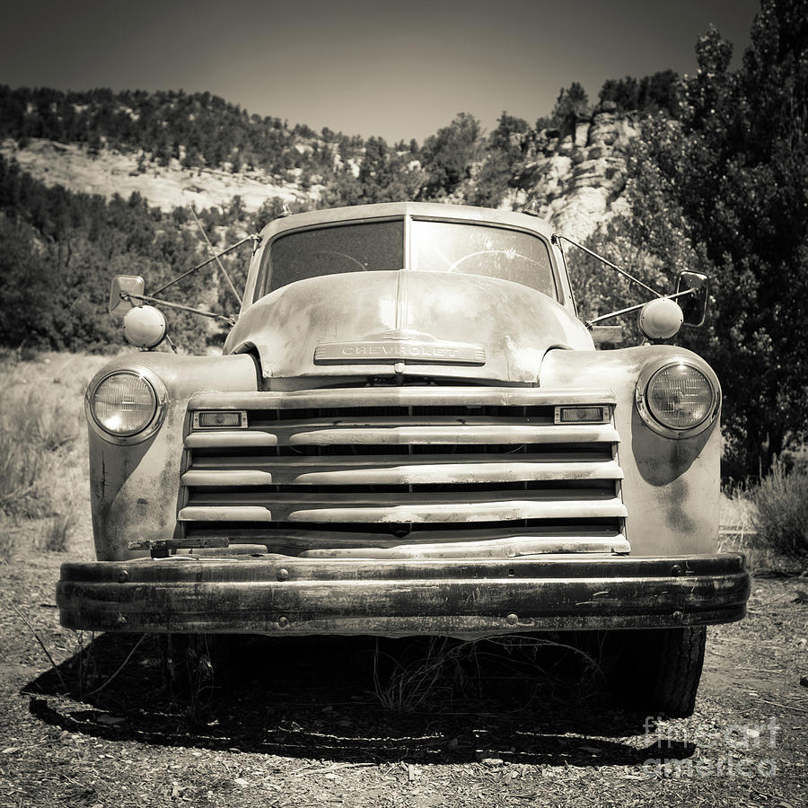 Vintage Chevy Pickup Truck Outside of Zion Photograph by Edward Fielding