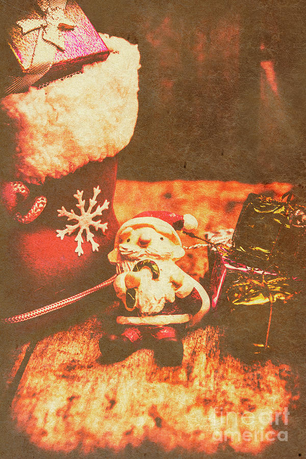 Vintage Christmas art Photograph by Jorgo Photography