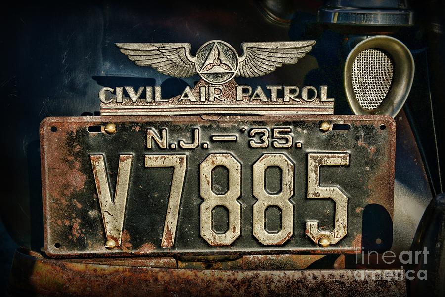 Vintage Civil Air Patrol Badge Photograph by Paul Ward