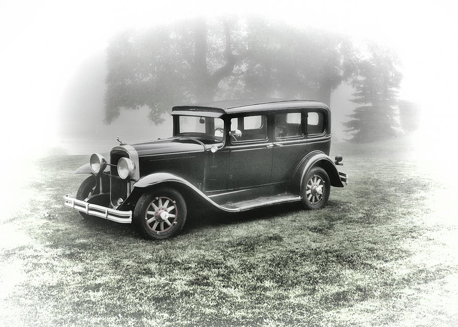 Vintage Classic Car Bonnie and Clyde Era  Photograph by Chuck Kuhn