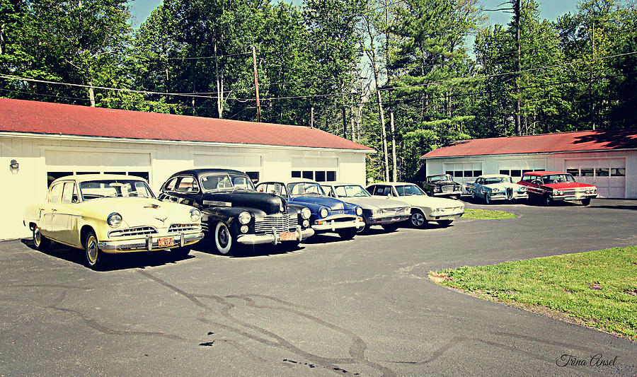 Vintage Classic Cars Photograph by Trina Ansel