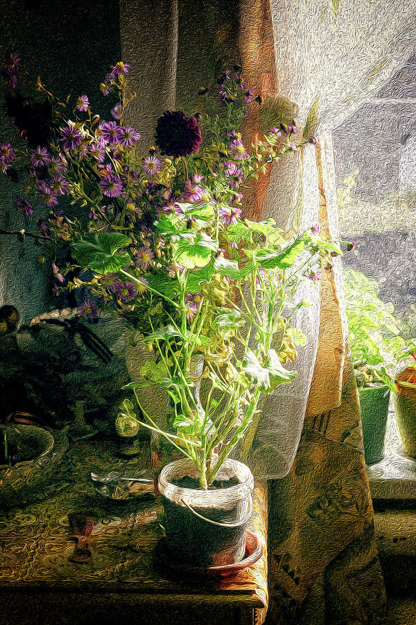 Vintage Classic Flower Still Life Photograph by John Williams