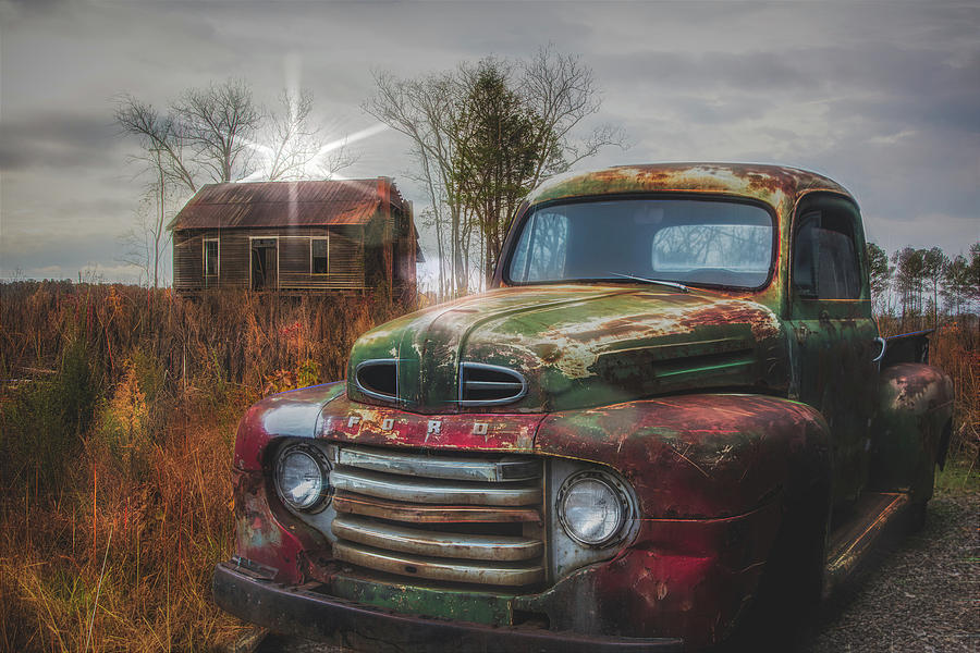 Vintage Classic Ford Pickup Truck Photograph by Debra and Dave Vanderlaan