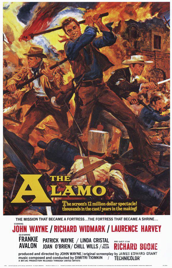 Vintage Classic Movie Posters, The Alamo Painting by Esoterica Art Agency
