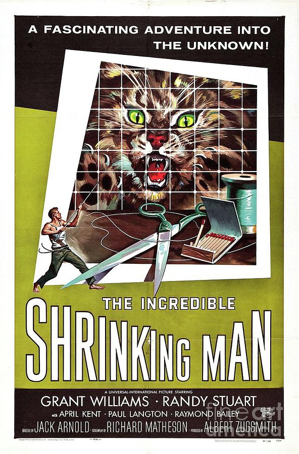 Vintage Classic Movie Posters, The Incredible Shrinking Man Painting
