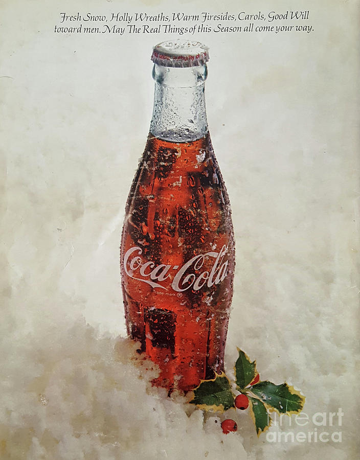 Vintage Coca-Cola Ad Digital Art by Rebecca Langen
