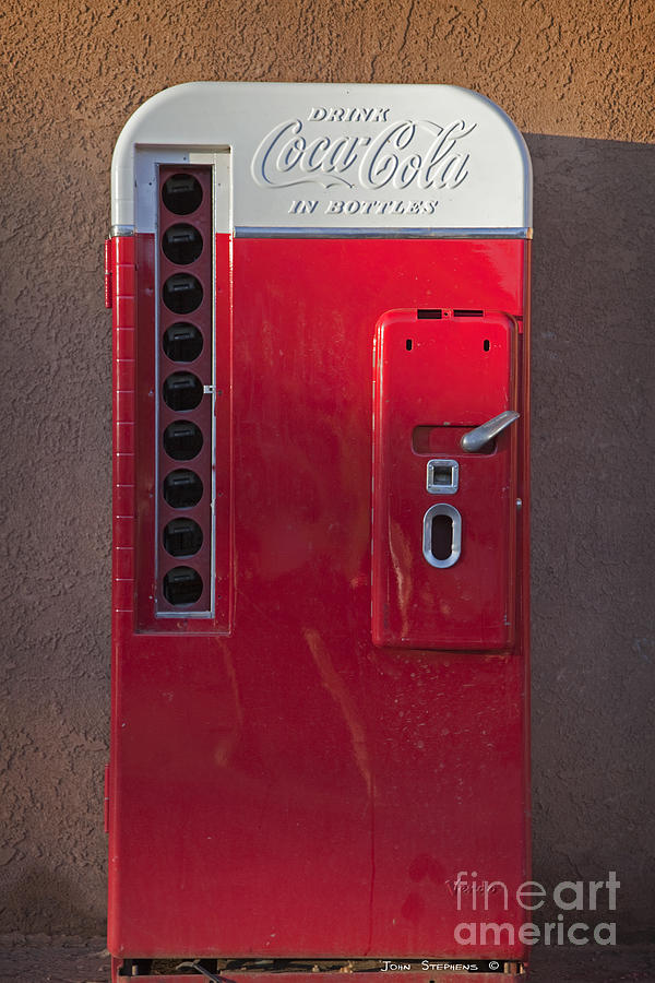 Vintage Coca Cola Bottle Machine Photograph by John Stephens
