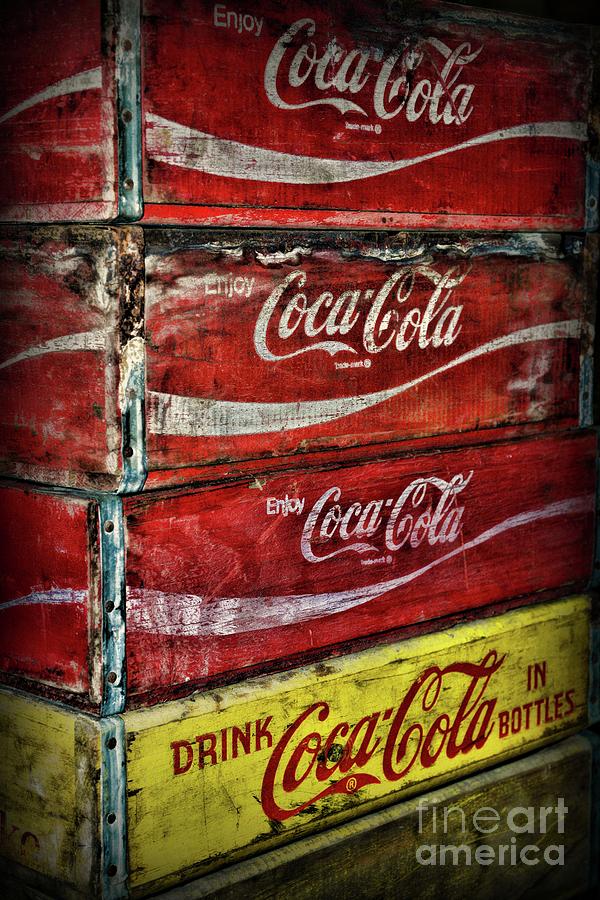 Vintage Coca Cola Crates Photograph by Paul Ward
