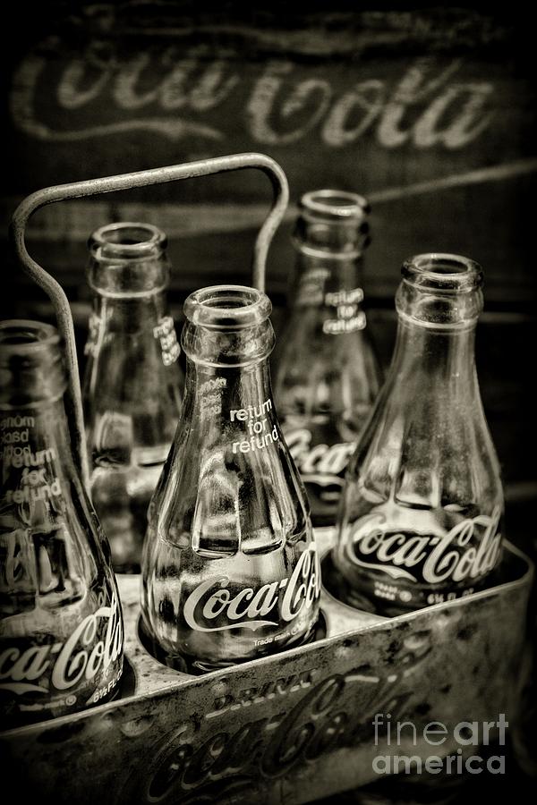 Vintage Coca Cola Metal Six Pack Carrier  Photograph by Paul Ward