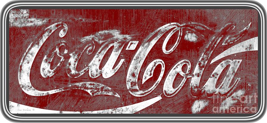 Verbazingwekkend Vintage Coca Cola Red And White Sign With Transparent Background CV-89
