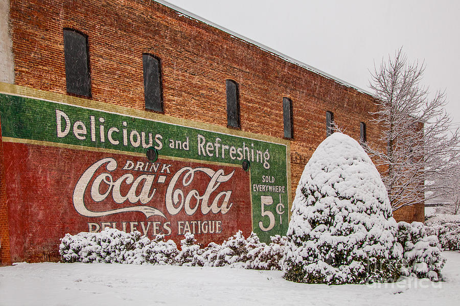 Vintage Coca Cola Sign New Albany Mississippi Photograph by T Lowry Wilson