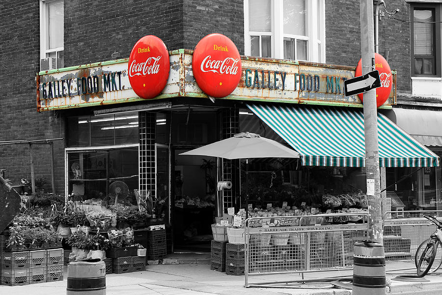 Vintage Sign Photograph - Vintage Coca Cola Signs by Andrew Fare