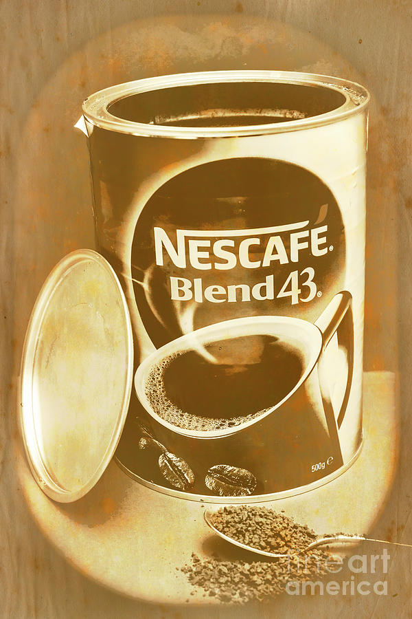 Vintage coffee product adverting Photograph by Jorgo Photography