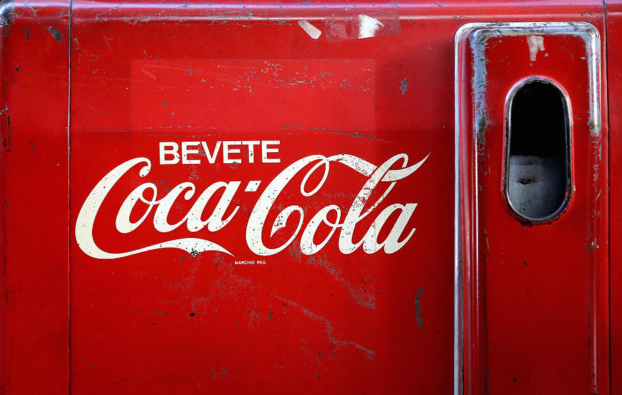 Vintage Coke Cooler Photograph by Andrew Fare