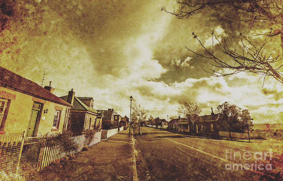 Vintage colonial street Photograph by Jorgo Photography