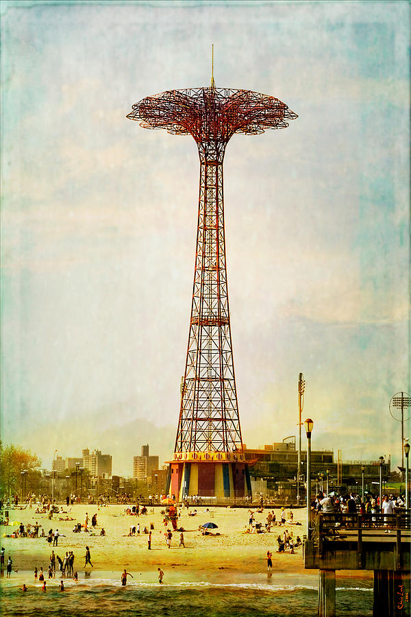 Vintage Coney Island Photograph by Chris Lord