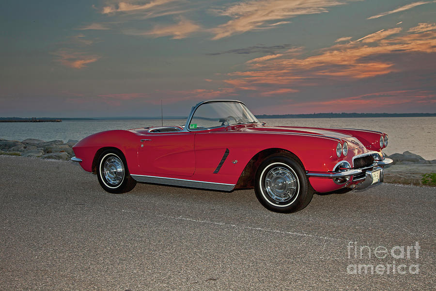 Vintage Corvette. Photograph by Butch Lombardi