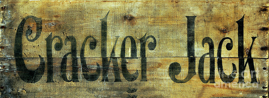 Vintage Cracker Jack Sign Photograph by Jon Neidert