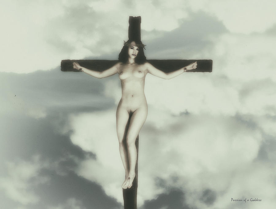 Female Nude Crucifixion