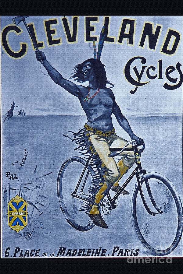 Vintage cycle poster Cleveland cycles Digital Art by Vintage Collectables