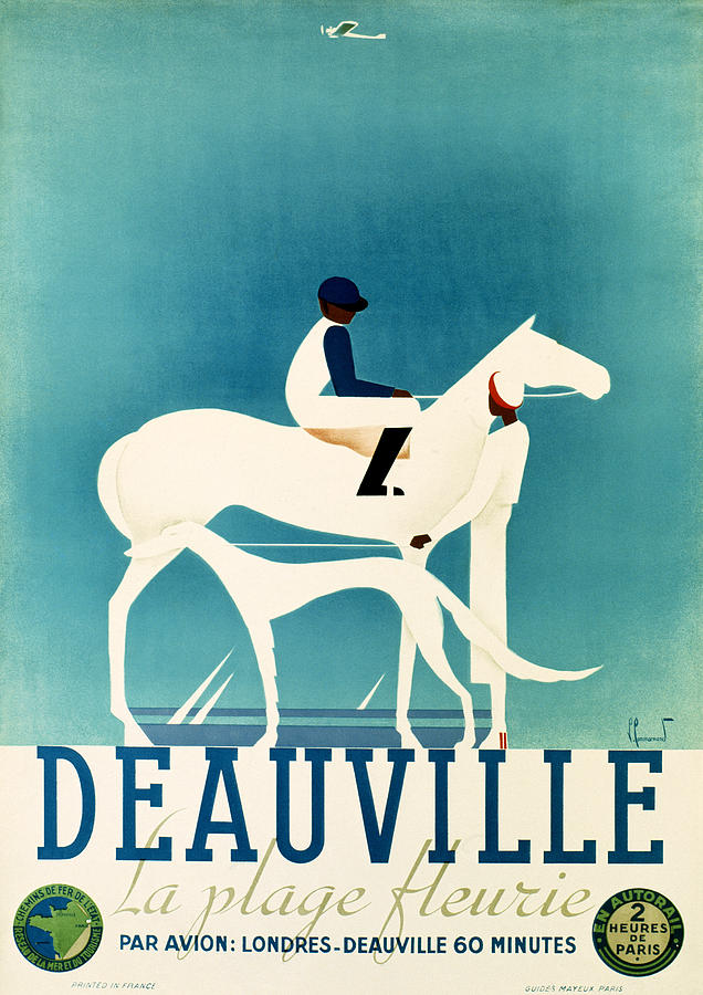 Vintage Deauville Ad 1930 Photograph by Andrew Fare