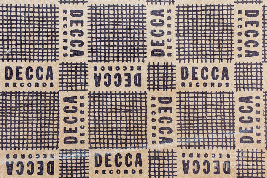 Vintage Decca Records Pattern Photograph by Edward Fielding