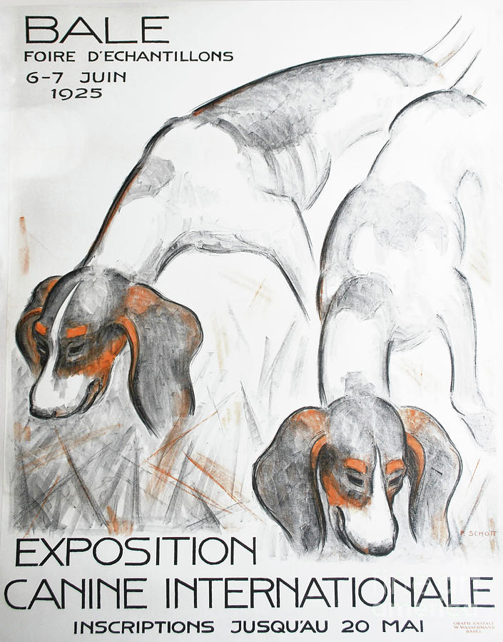 Vintage Dog Show Poster Painting