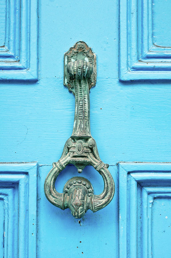 Vintage door knocker Photograph by Tom Gowanlock