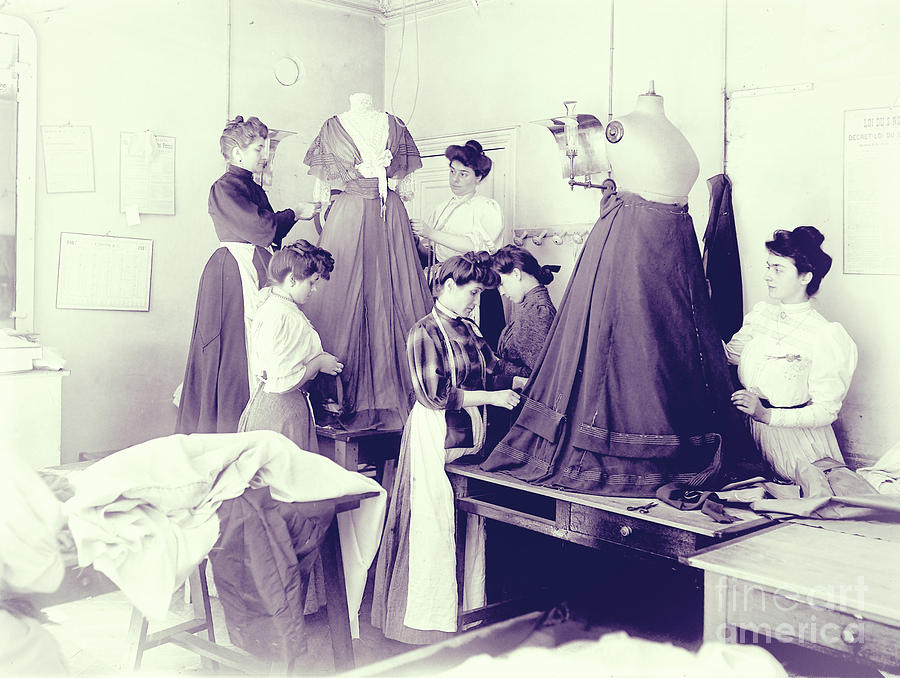 Clothing Photograph - Vintage Dressmakers by Mindy Sommers