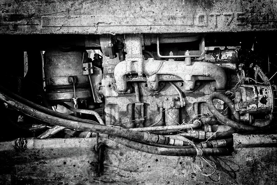 Vintage Engine Grunge Photograph by John Williams