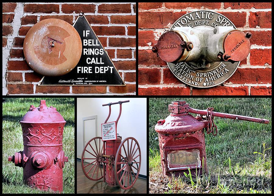 Vintage Fire Apparatus Photograph by Janice Drew