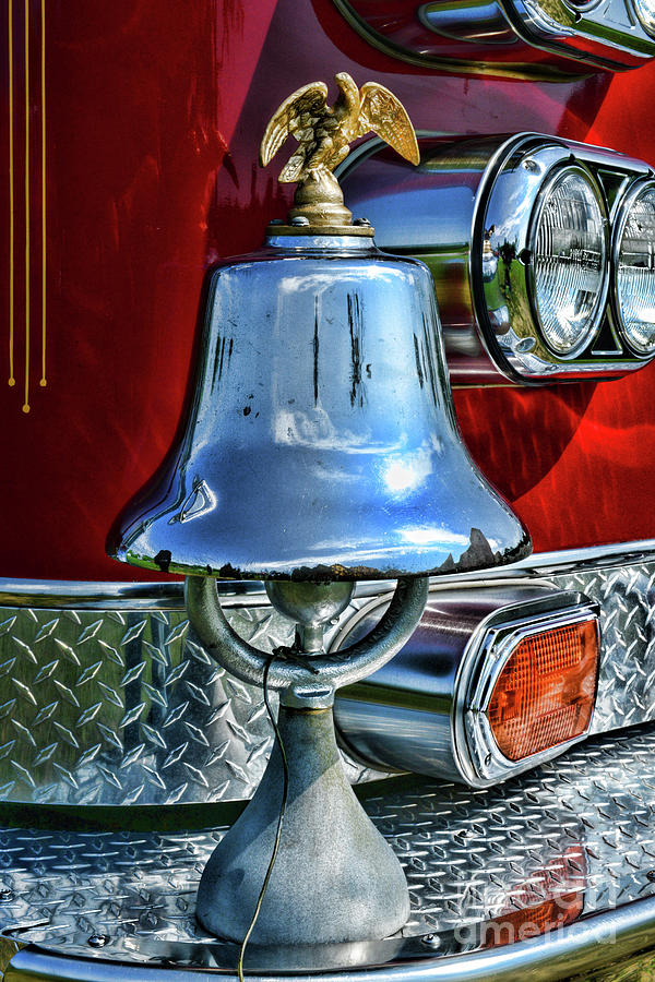 Vintage Fire Bell Photograph by Paul Ward