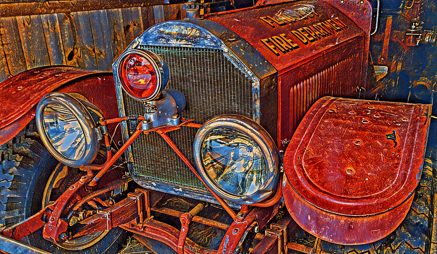 Vintage Fire Truck Photograph by Jim Thomas - Pixels