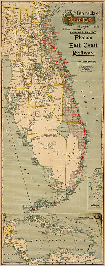 Old Florida Railroad Maps