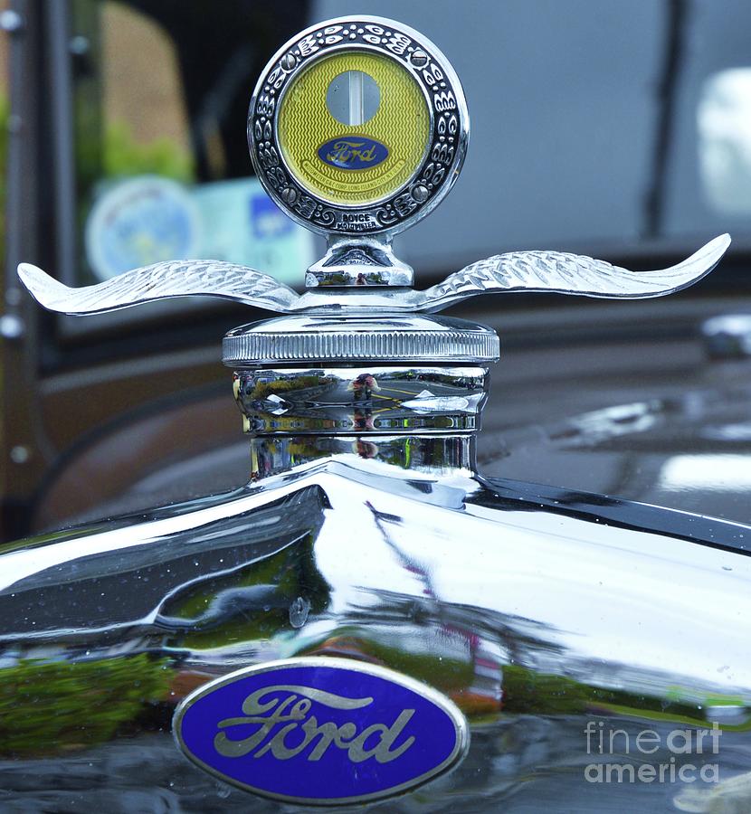 Vintage Ford Emblem # 2 Photograph by Poet's Eye