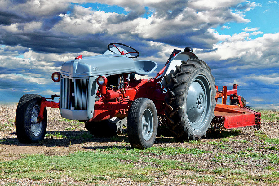 Vintage Ford Farm Tractor Photograph by Dave Koontz