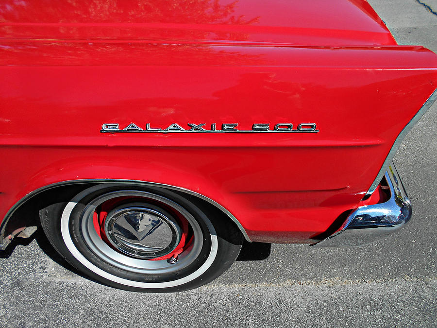 Vintage Ford Galaxie 500 Photograph by Kathy M Krause