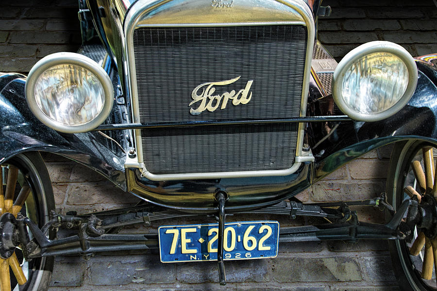 Vintage Ford Model T Automobile Front End Photograph by Randall Nyhof