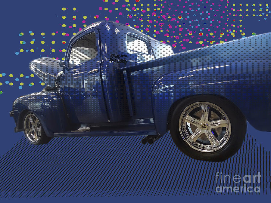Vintage Ford Pop Art Pickup Truck II Photograph by Melissa Messick