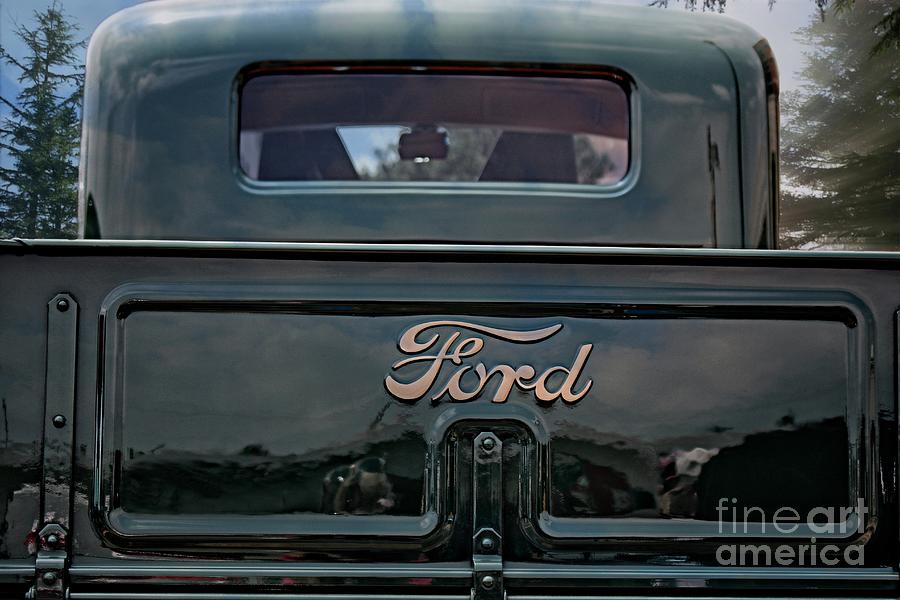 Truck Photograph - Vintage Ford Truck by Ella Kaye Dickey