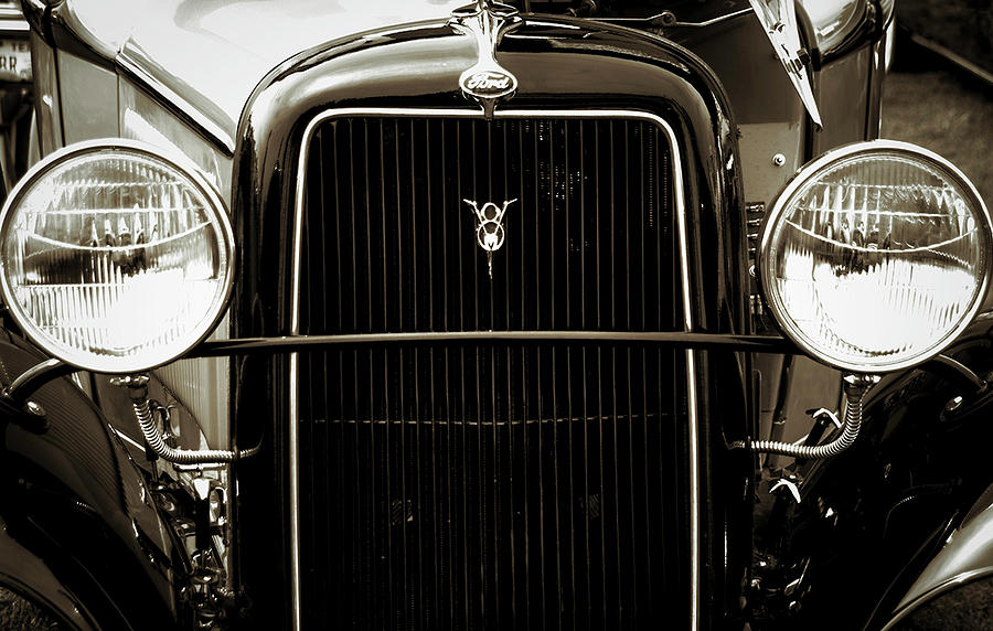 Vintage Ford V8 Photograph by Kathleen Messmer