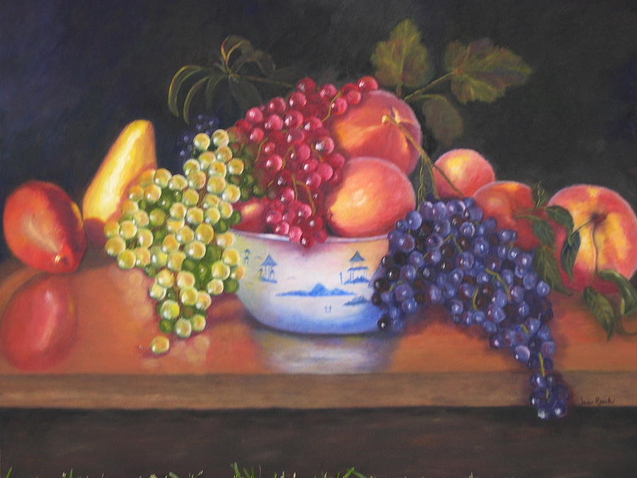 Vintage Fruit Painting by Jan Roach - Fine Art America