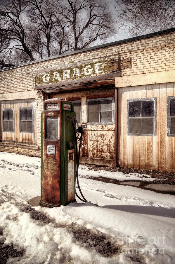 Vintage Garage Photograph by Roxie Crouch