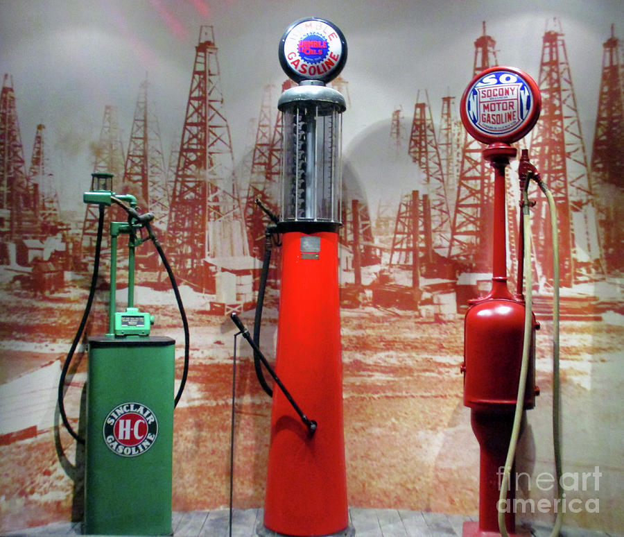 Vintage Gas Pumps Photograph by Randall Weidner - Pixels