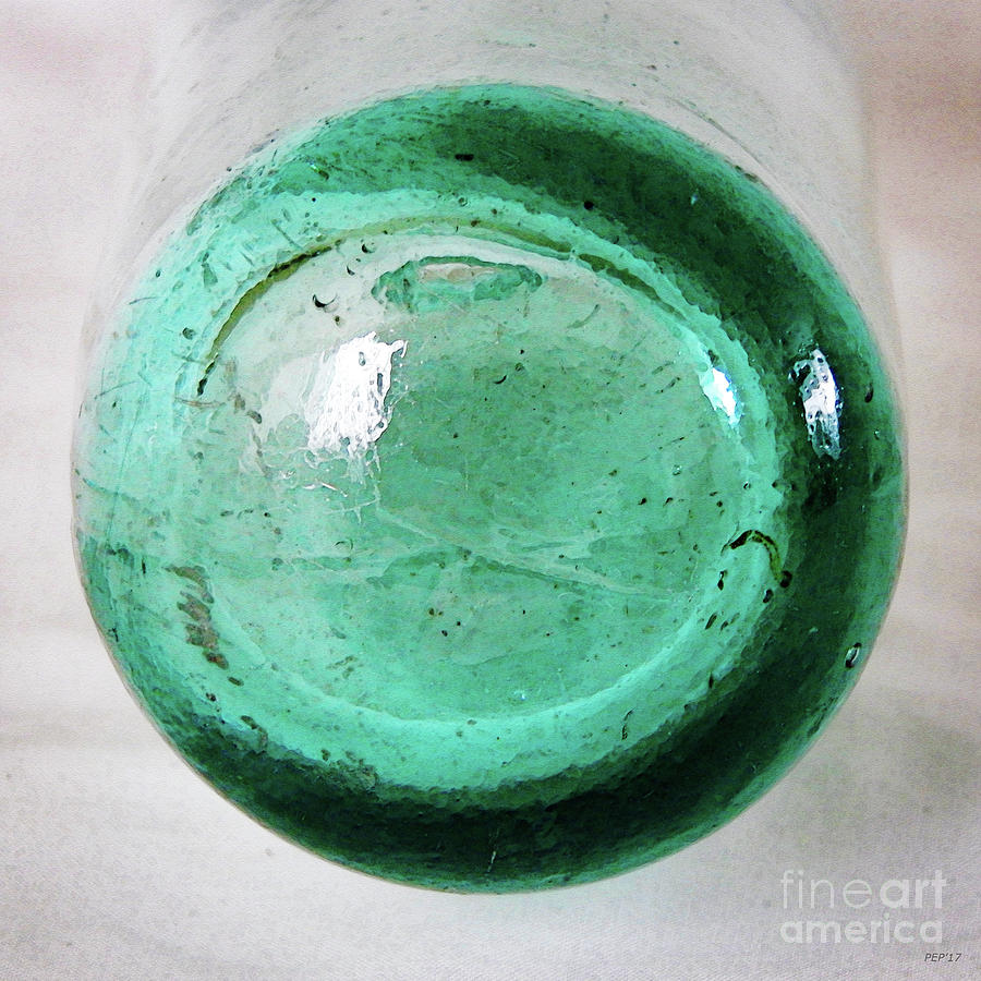 Vintage Glass Bottle Four Glass Art by Phil Perkins