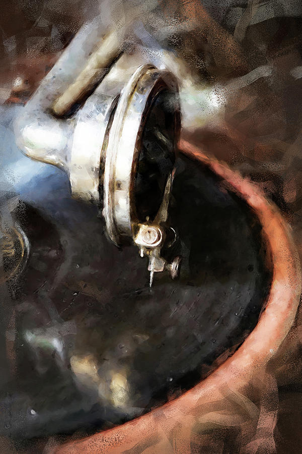 Vintage Painting - Vintage Gramophone - 01 by AM FineArtPrints
