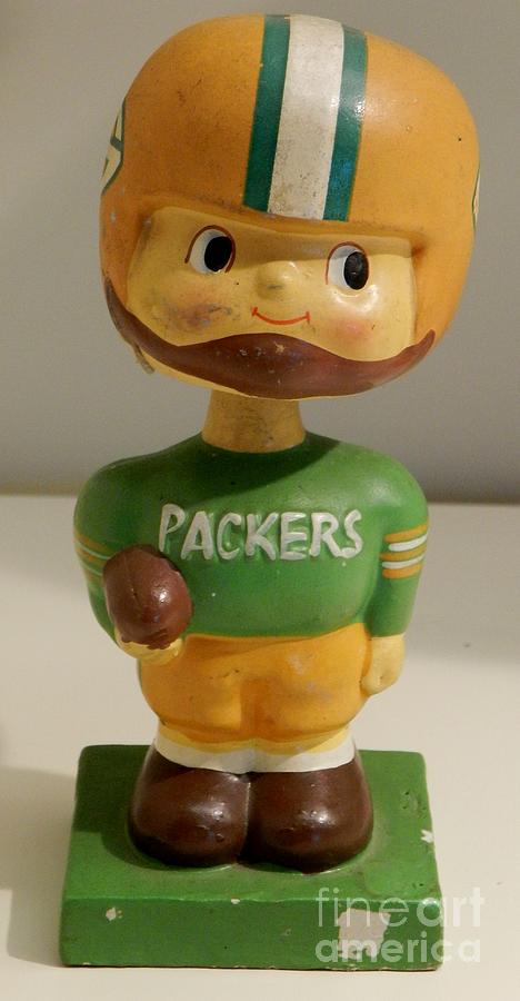 Green Bay Packers Retro Vintage Bobblehead FOCO