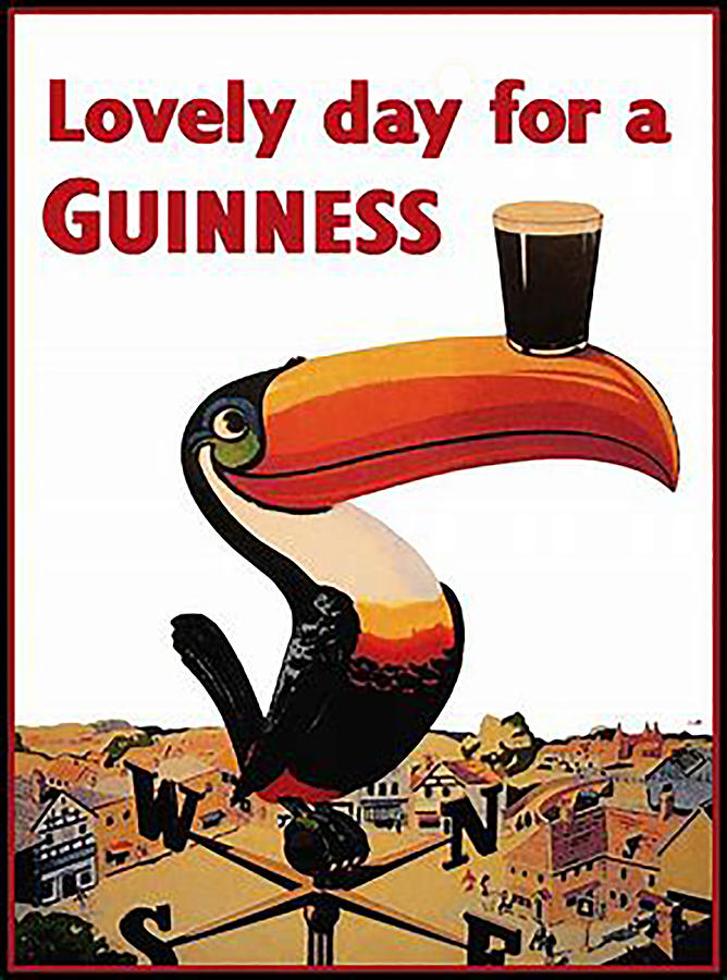 Vintage Guinness Beer Advert - Circa 1920s Digital Art by Marlene Watson