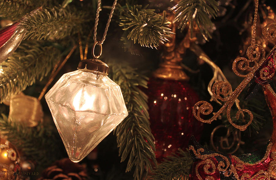 Vintage Handblown Christmas Ornament Photograph by Susan Vineyard